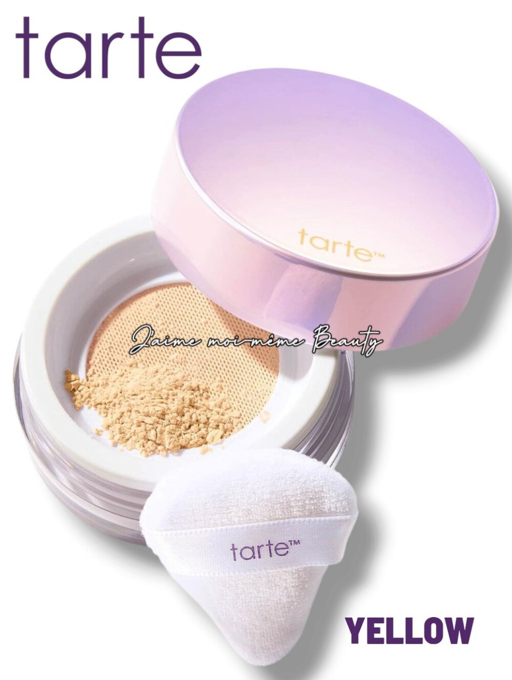 Tarte Creaseless Makeup Setting Powder - Yellow - Brand New In The Box Full Size